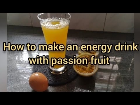 Passion Fruit Juice Recipe | How to Make Fresh Passion Fruit Juice | Energy Drink