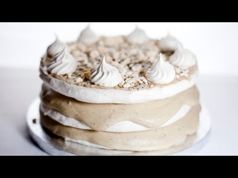 Coffee Meringue Cake - Tort Kawowo Bezowy - Recipe #69
