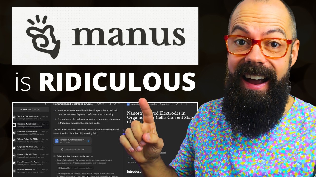 Manus AI Might Be the Most Powerful Tool for Researchers Yet