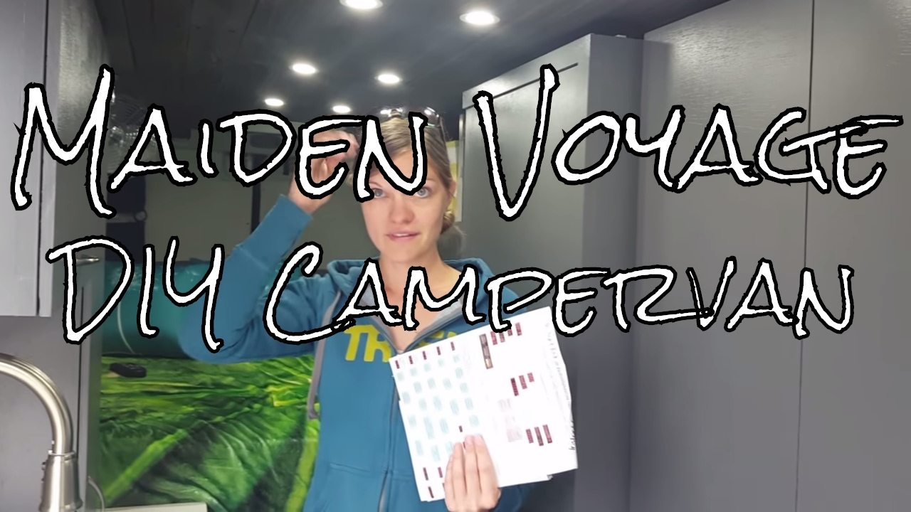 Maiden Voyage in our DIY Campervan. | #Vanlife Vlog