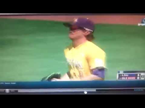 LSU's Mark Laird helps give OleMiss it's 1st Shut Out this year