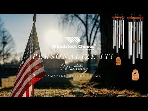 Personalize It! Military Amazing Grace Chimes