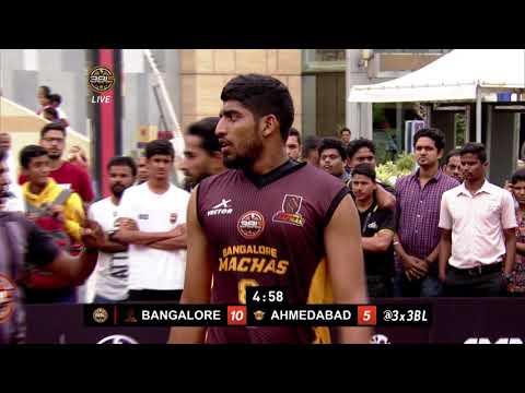 3BL Season 1 Round 5(Bangalore) - Full Game - Day 2(QF) - Bangalore Machas vs Ahmedabad Wingers