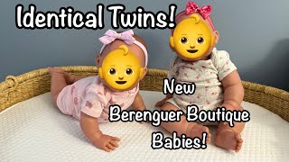 Identical Twins! NEW Berenguer Boutique Babies! Lola Sculpt