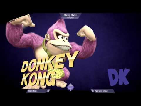 Liberation (Mii Brawler) vs Welfare Pickles (Donkey Kong) - Money Match