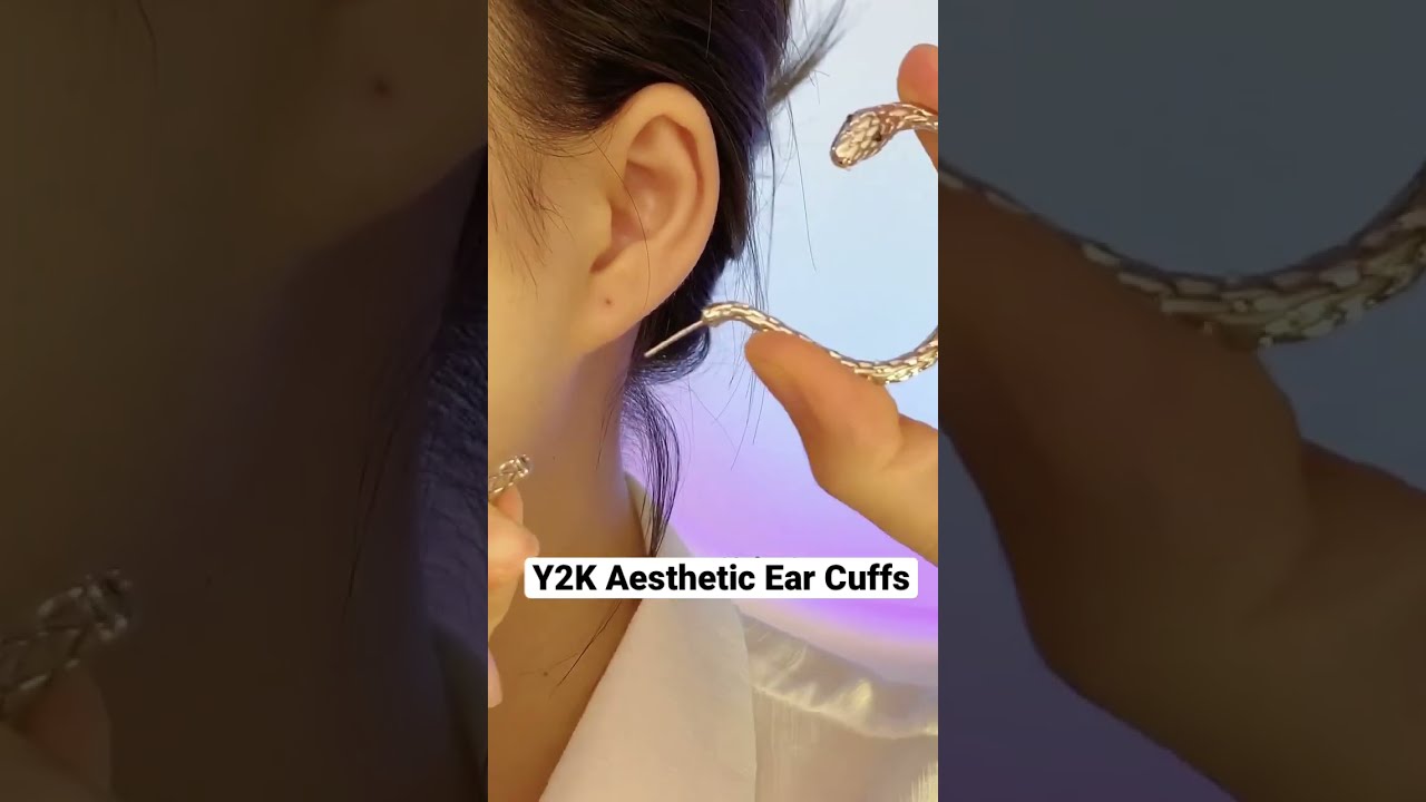 Silver Snake Ear Cuff Unpacking Y2K Aesthetic
