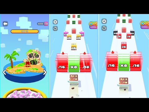 Jelly Run 2048 Mega Showdown | 3 Shape Gameplay 64M vs 8B vs 512T 🔥🔥