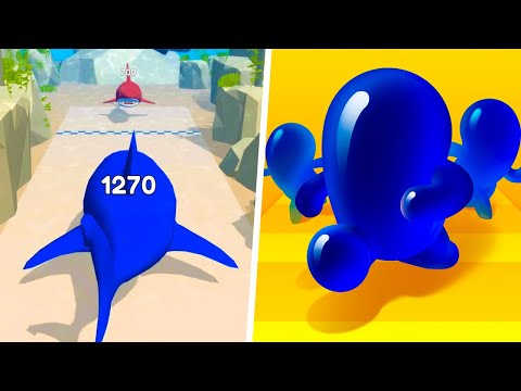 Play 999999 Video Games High Score Join blob Clash vs  Shark Evolution - Gameplay  Max Levels