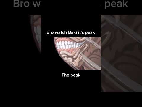 Baki Is Peak #anime #baki #memes #meme #yujirohanma #funnyshorts #funny
