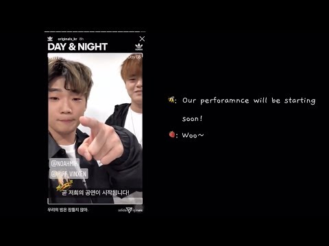 [KOR/ENG] 190413 VINXEN (빈첸) & HAON (하온) @ originals.kr instagram story