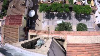 Preparació del Campanar per la Penjada de l'Ase