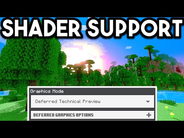 Shaders are worth officially integrating into Minecraft Java Edition