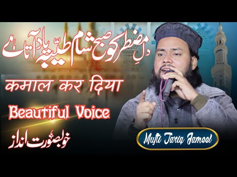 Dil E Muztar Ko Subho Sham Taiba Yaad Aata Hai | Mufti Tariq Jameel ki Naat | Ansari media