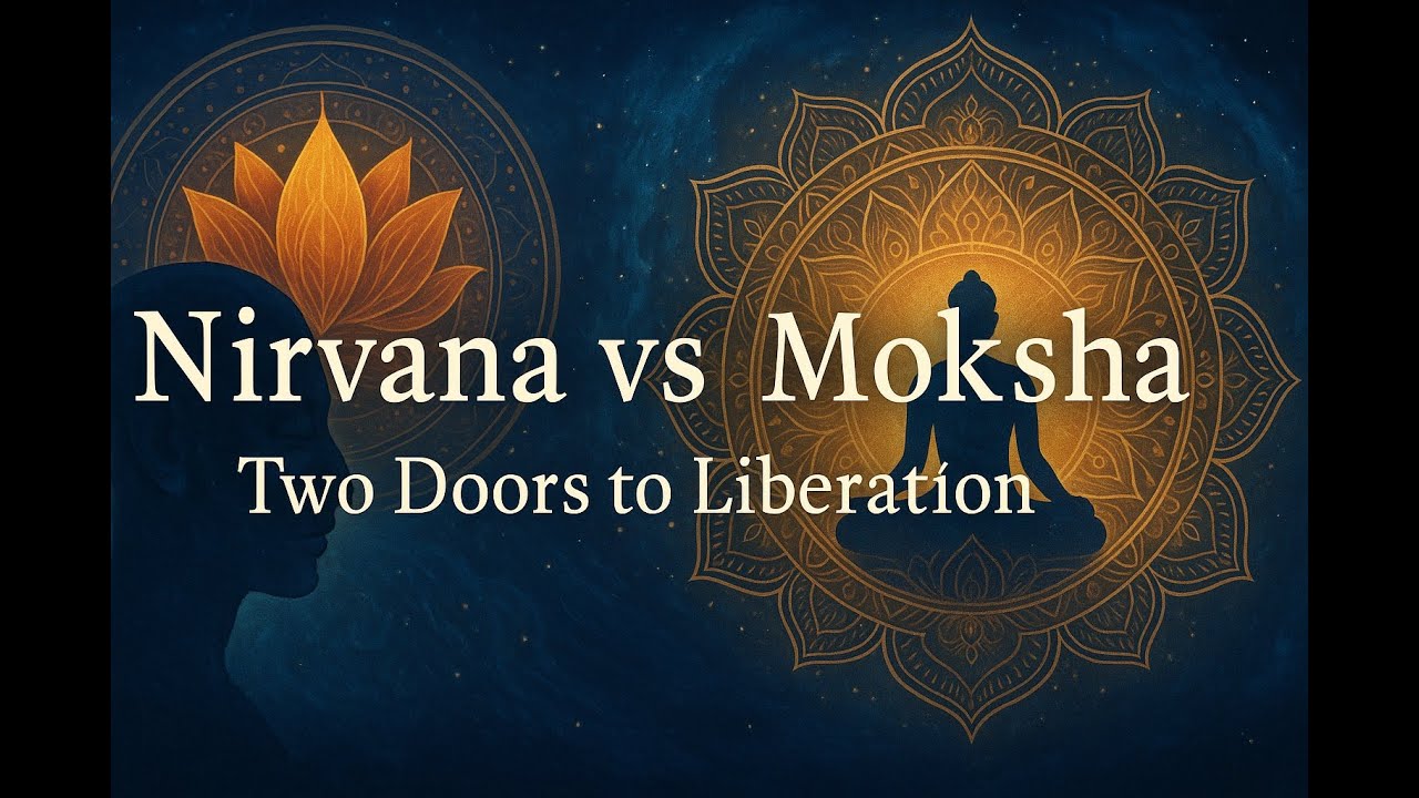 Nirvana vs Moksha:  Two Doors to Liberation