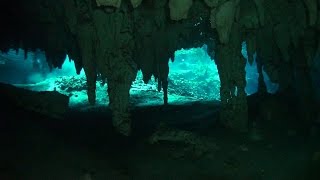preview picture of video 'Grand Cenote Diving, Tulum, Mexico'