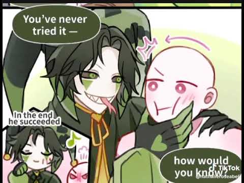 Harlequin (The Freak Circus) x Y/N💚🌷