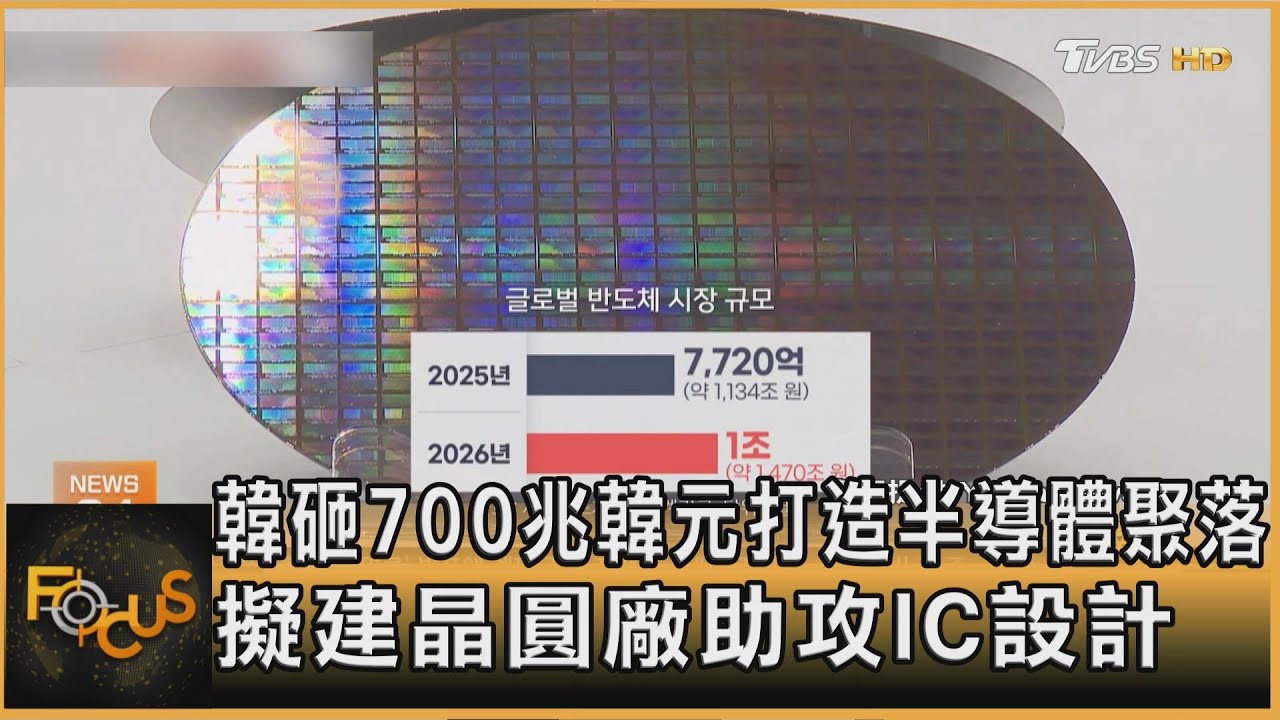 韓砸700兆韓元打造半導體聚落 擬建晶圓廠助攻IC設計