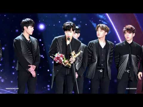 170114 골든디스크 // 본상 수상소감 - INFINITE L MYUNGSOO FOCUS FANCAM 엘 명수 직캠