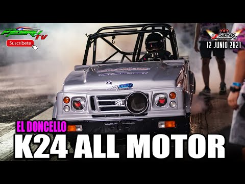 El Doncello | k24 all motor (m1) | 9 seg | Salinas Speedway | PalfiebruTV | Doncello Machine Shop