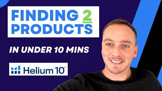How To Find Amazon FBA Products Fast Using Helium10 UK sellers (Product Sourcing)