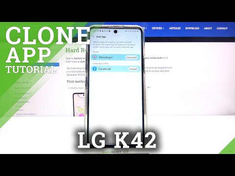 LG K42 and Dual Apps Mode - Clone App Feature