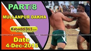 (1) Mullanpur Dakha (Ludhiana) Kabaddi Tournament 4 Dec 2015