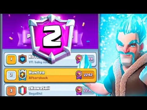 TOP 2 Ladder Push w/Icebow🌍 - Clash Royale