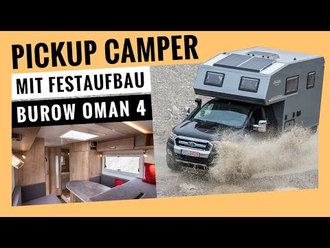 Pickup Reisemobil im Test – Das bietet der neue Burow Oman 4