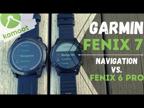 Garmin Fenix 7 Navigation mit Komoot im Test deutsch