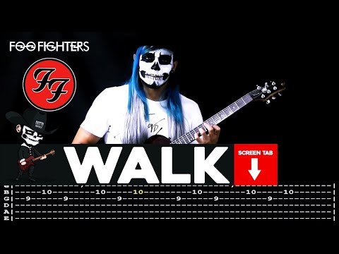【FOO FIGHTERS】[ Walk ] cover by Masuka | LESSON | GUITAR TAB
