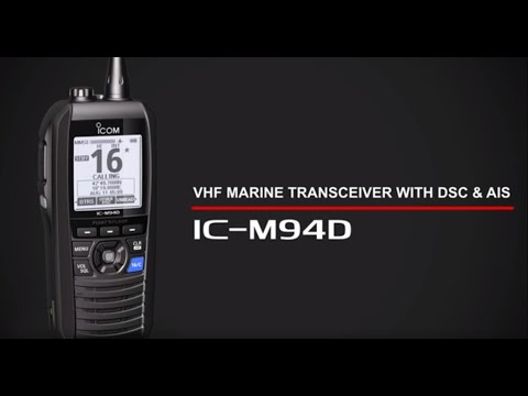Overview of the IC-M94D…the World's First Marine VHF Handheld Radio with an Integrated AIS Receiver