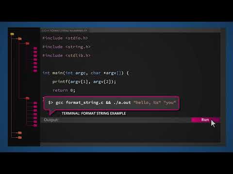 Sample: Building Secure C/C++ Applications: Identifying Format String Vulnerabilities
