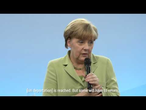 Angela Merkel sparks outrage after explaining to crying Palestinian girl why she might be deported