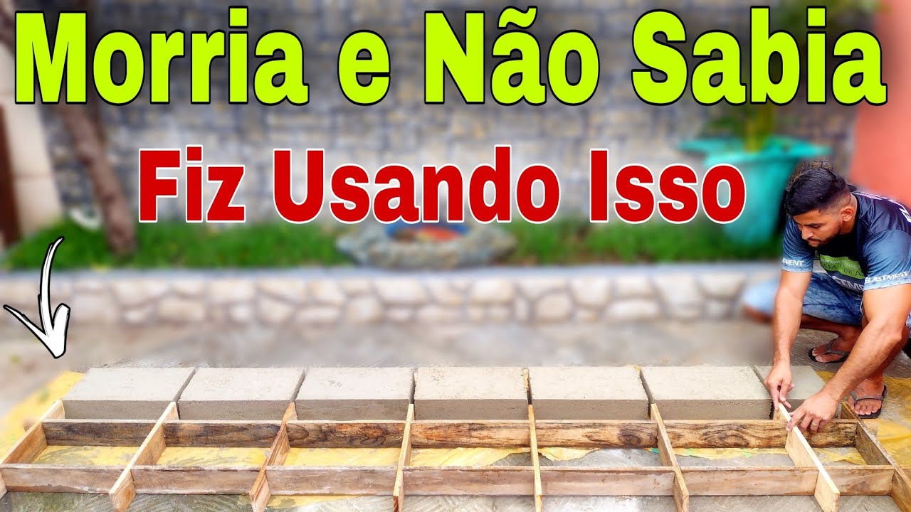 Idéia Genial Nunca Mais Compre Tijolo Isso Aqui é Muito Melhor Veja