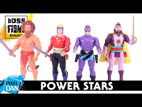 POWER STARS | Gorgeous Homage to Super Powers Action Figures from Boss Fight Studios