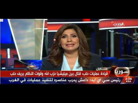 لقاء تلفزيوني مع الرائد ياسر عبد الرحيم يتحدث فيه عن اقتتال بين قوات النظام وقوات حزب الله