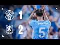 HIGHLIGHTS Man City 1 2 Aston Villa City Lose Emotional Final Game For Pep Stones And Bernardo
