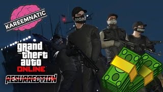 GTA 5 Online: BEST NEW Fun Easy UNLIMITED Double MONEY Making Method (Resurrection Adversary Mode)