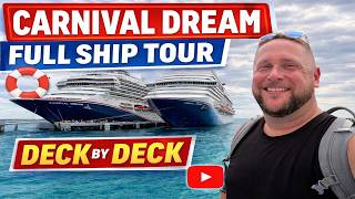 Carnival Dream FULL Ship Tour | Deck by Deck Walkthrough + Tips