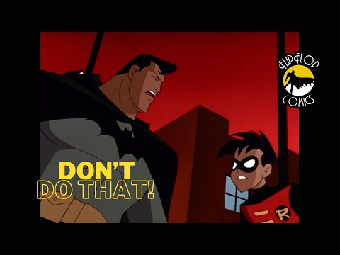 Superman: The Animated Series | Knight Time | He's smiling!
