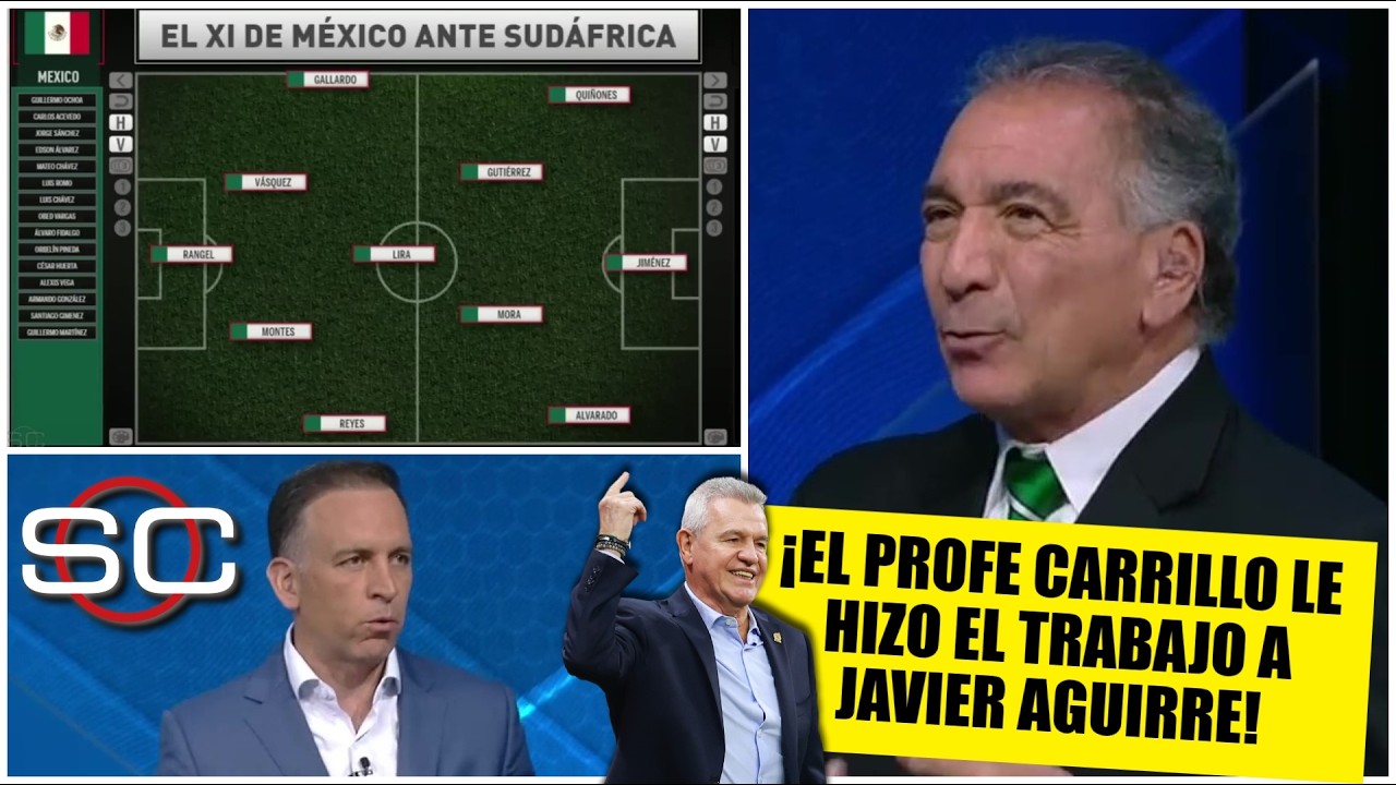 El XI DE MÉXICO ante SUDAFRICA: La alineación de MARIO CARRILLO para el juego INICIAL | SportsCenter