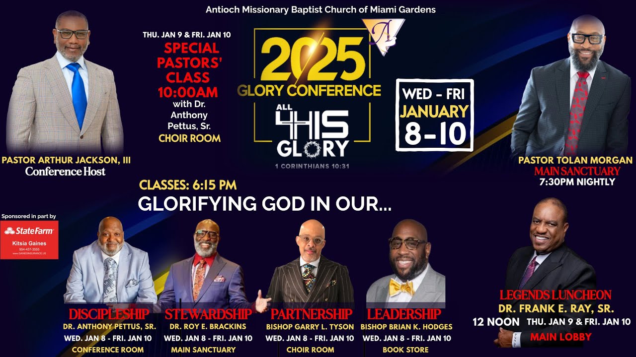 Glory Conference 2025 - January 8th: Pastor Tolan Morgan