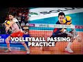 Volleyball Passing Practice - Erik Shoji & Aleksander Sliwka