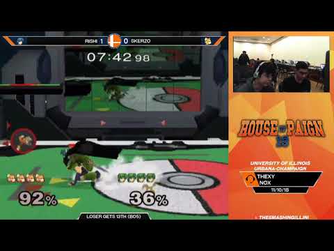[HOP 19] Skerzo (Fox) vs. Rishi (Marth) SSBM Top 64