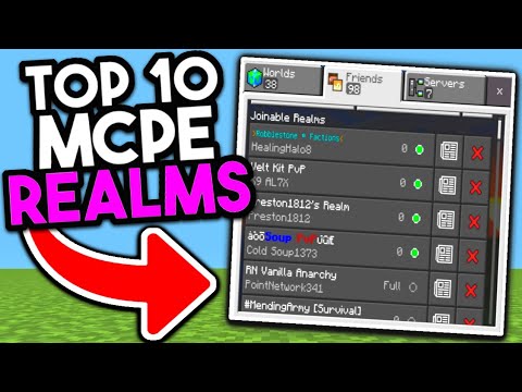 Top 10 Realms SMP For Minecraft Bedrock 1.20! (REALM CODE)