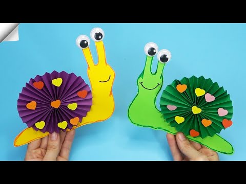 Valentine s day easy crafts Snails lovers Easy paper crafts
