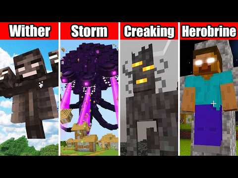 I KILLED ALL Bosses in Minecraft Survival 2025
