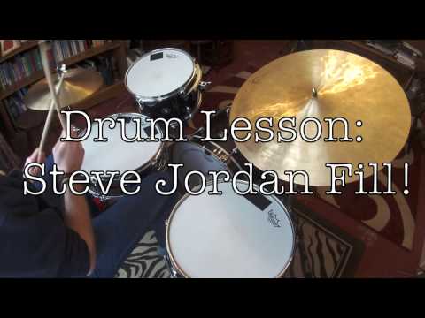 DRUM LESSON // Steve Jordan Fill