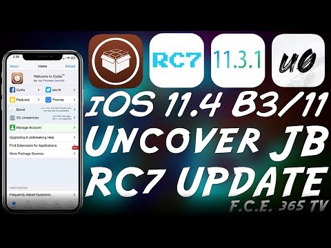 iOS 11.4 B3 / 11.x Unc0ver JAILBREAK RC7 UPDATE RELEASED! UPDATE TO IT!