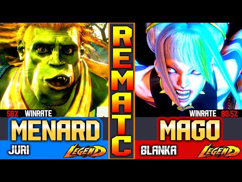 SF6 Blanka (MenaRD Vs Mago) Juri ▰ High Level